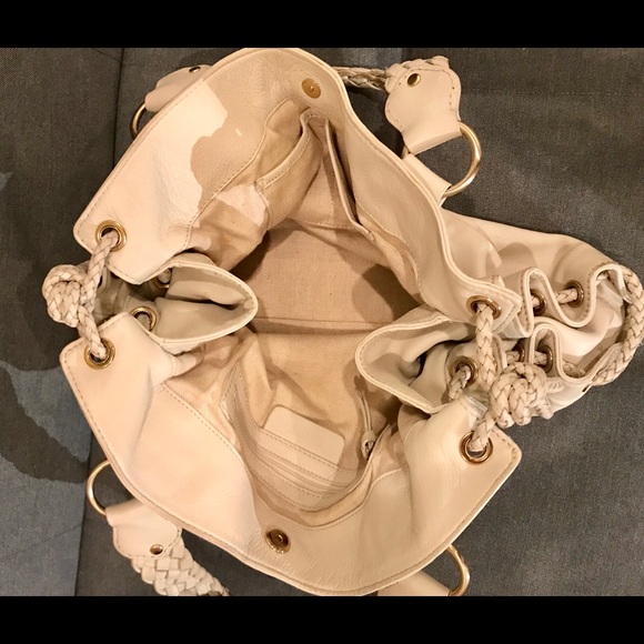 Michael Kors Winter White Leather Handbag - Picture 7 of 8